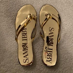 Gold Women’s Flip Flops